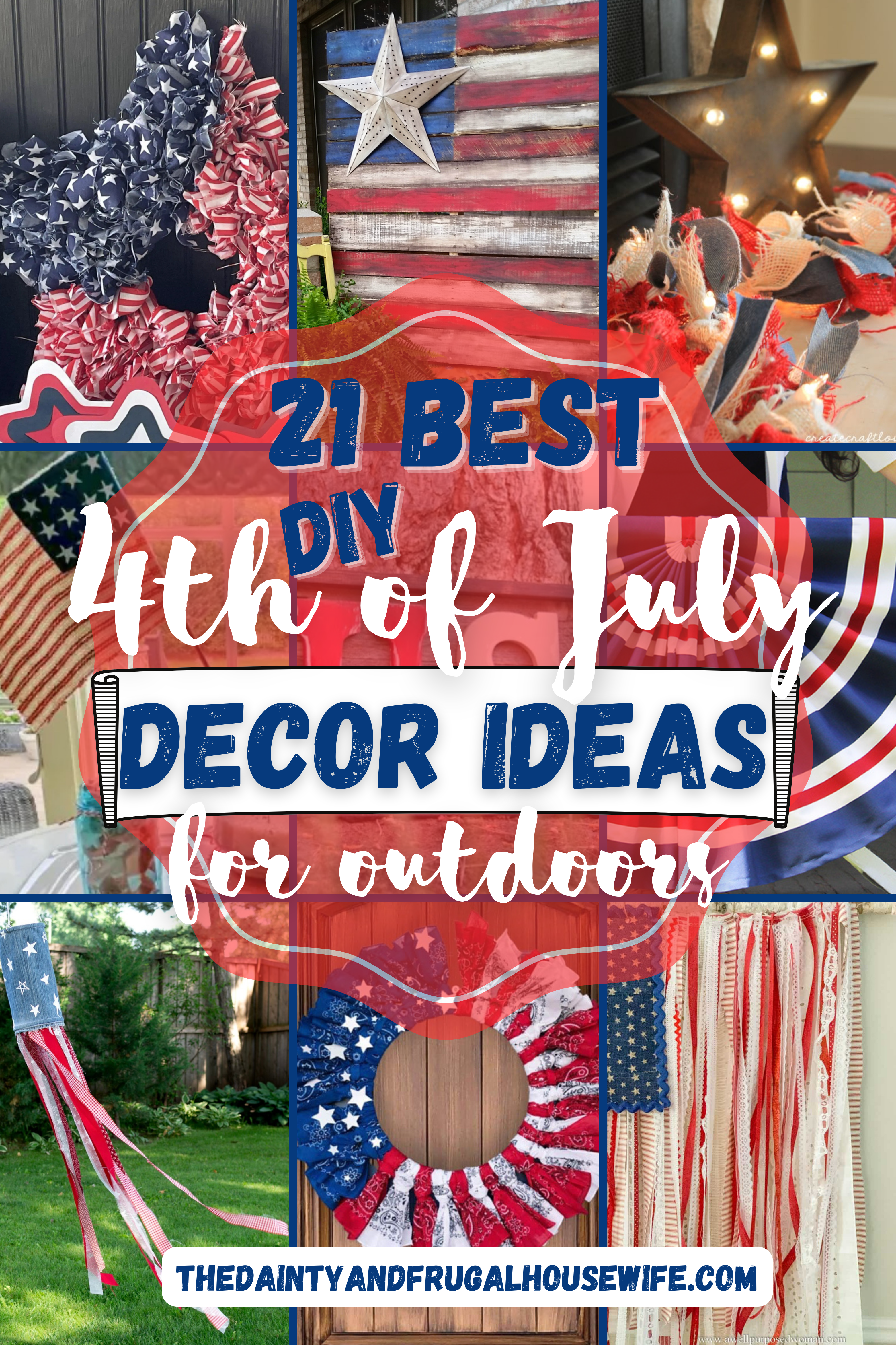 21 Best Outdoor DIY 4th of July Decor Ideas